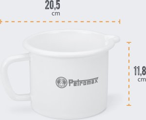 Petromax Emaliowany Garnek na Mleko Petromax 14 L WHITE 4