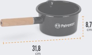 Petromax Rondelek Emaliowany z Uchwytem Petromax 10 L BLACK 4