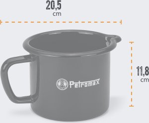 Petromax Emaliowany Garnek na Mleko Petromax 14 L BLACK 4