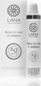 Scandia Cosmetics Krem do rąk ze srebrem Ag 999,9 50ml Lana Luxury Cosmetics 1