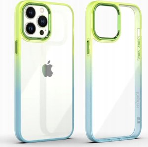 Maxximus MX RAINBOW IPHONE 15 PRO (6.1) LIME-BLUE / ZIELONO-NIEBIESKI 1