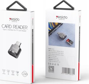 Yesido yesido GS19 Czytnik Kart OTG Type-C - Micro SD, BLACK / CZARNY 8