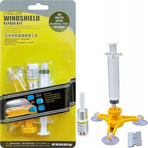 Aptel ZESTAW NAPRAWCZY DO SZYBY SAMOCHODOWEJ KLEJ UV 3