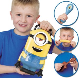 Figurka Despicable Me 3, Minions, Stuart Carry Case & Accessories, Collectible Figures, Yellow, Unisex, 3+ years Unisex 1