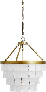 Nordal Żyrandol Lampa Halo biały alabaster Nordal 1
