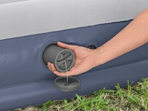 Bestway Bestway 2os dmuchany materac Queen Tritech Air pompka 203x152x36cm 6716T 6