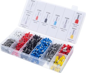 Rosfix PRASKA ZACISKARKA KONEKTORÓW KOŃCÓWEK ZARABIANIA PRZEWODÓW + 1200 TULEJEK 4