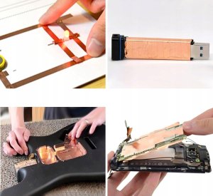 Rosfix TAŚMA MIEDZIANA Z KLEJEM DWUSTRONNIE PRZEWODZĄCA SERWISOWA EMI 5MM x 50M 5