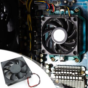 Wentylator Rosfix ROSFIX WENTYLATOR 80X80X25 2PIN 12V DO KOMPUTERÓW I ELEKTRONIKI CICHY 5