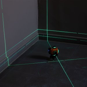 Rosfix ZESTAW LASER KRZYŻOWY POZIOMCA 360 TYCZKA ROSFIX ORANGE TIGER WALIZKA 2AKU 12