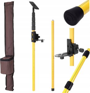 Rosfix ZESTAW LASER KRZYŻOWY POZIOMCA 360 TYCZKA ROSFIX ORANGE TIGER WALIZKA 2AKU 13