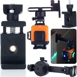 Rosfix ZESTAW LASER KRZYŻOWY POZIOMCA 360 TYCZKA ROSFIX ORANGE TIGER WALIZKA 2AKU 8