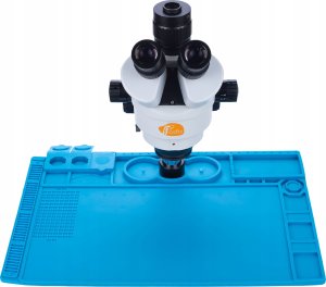 Rosfix ZESTAW MIKROSKOP TRINOKULAROWY STEREOSKOPOWY MERCURY KAMERA DUŻA PODSTAWA 11