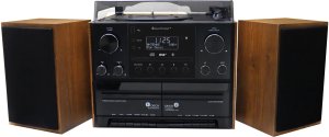Wieża Soundmaster Soundmaster MCD5600BR domowe urządzenie audio 10 W Czarny, Drewno 2