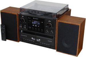 Wieża Soundmaster Soundmaster MCD5600BR domowe urządzenie audio 10 W Czarny, Drewno 5