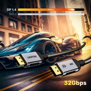 Kabel Unitek DisplayPort - DisplayPort 3m czarny (C1628GY01-3M) 8