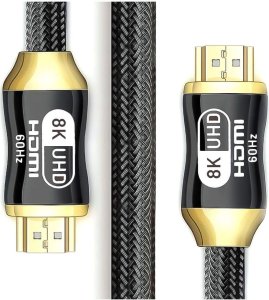 Kabel Kabel Przewód Hdmi-Hdmi 2.1 8K 60Hz 4K 120Hz Do Przekazywania Obrazu I Dźwięku Premium Hq 3M 1