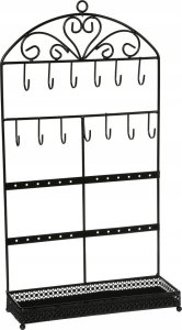 Atmosphera Organizer na biżuterię metalowy, kolor czarny, Atmosphera 1