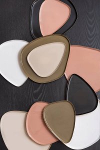 HowHomely Taca dekoracyjna pod świece MILA, 19 x 25 cm 2