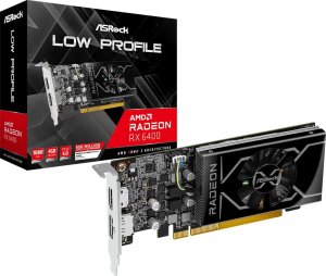 Karta graficzna ASRock Radeon RX 6400 Low Profile 4GB GDDR6 (RX6400 LP 4G) 1