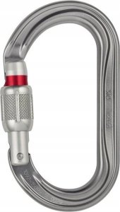 Petzl Petzl M33A SL, Screw-lock, Locking carabiner, D-shaped, Aluminium, Grey, 25 kN 1