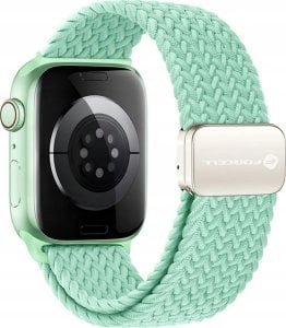 ForCell FORCELL F-DESIGN FA02 pasek magnetyczny nylonowy do APPLE Watch 42 / 44 / 45 / 49 mm pistacjowy 1