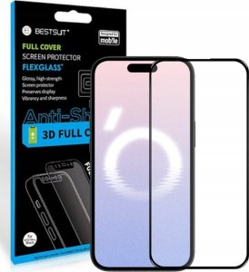 Bestsuit Szkło hybrydowe Bestsuit Flexible 5D Full Glue do iPhone 16 czarny 1