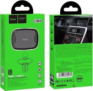 Hoco HOCO uchwyt samochodowy magentyczny do kratki CA65 czarny 4