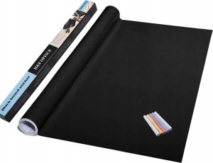 Kiti Tablica samoprzylepna kredowa regulowana na ścianę dla dzieci 45 x 200 cm + kreda RC-K-340 czarna 1