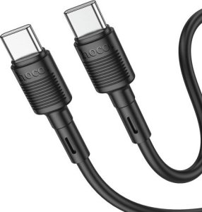 Kabel USB Hoco HOCO kabel Typ C do Typ C PD 3A 60W X83 1 m czarny 1