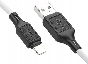 Kabel USB Hoco USB-A - Lightning 1 m Biały 2