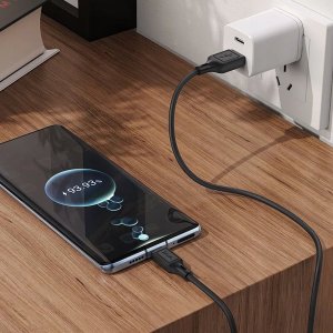 Kabel USB Hoco USB-A - USB-C 1 m Czarny 4