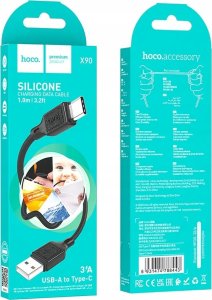 Kabel USB Hoco USB-A - USB-C 1 m Czarny 6