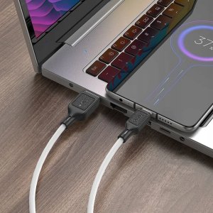 Kabel USB Hoco USB-A - microUSB 1 m Biały 3