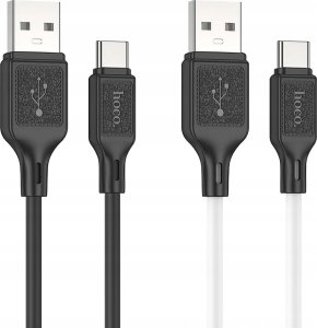 Kabel USB Hoco USB-A - microUSB 1 m Biały 4