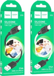 Kabel USB Hoco USB-A - microUSB 1 m Biały 6