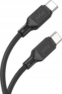 Kabel USB Hoco HOCO kabel Typ C do Typ C 3A 60W X90 1 m czarny 1