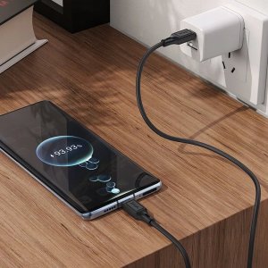 Kabel USB Hoco USB-C - USB-C 1 m Czarny 4