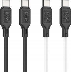 Kabel USB Hoco USB-C - USB-C 1 m Czarny 5