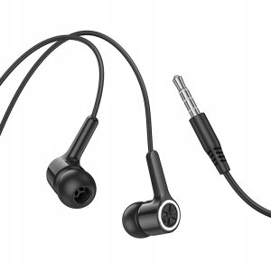 Słuchawki Hoco HOCO słuchawki przewodowe Jack 3,5 mm z mikrofonem M104 czarne 1