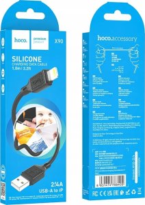 Kabel USB Hoco USB-A - microUSB 1 m Czarny 6