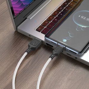 Kabel USB Hoco USB-A - USB-C 1 m Biały 3