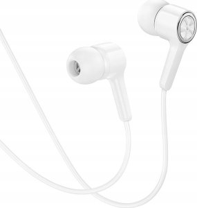 Słuchawki Hoco HOCO słuchawki przewodowe Jack 3,5 mm z mikrofonem M104 białe 2