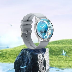 Smartwatch Hoco HOCO smartwatch z funkcją rozmowy Y15 AMOLED srebrny 3