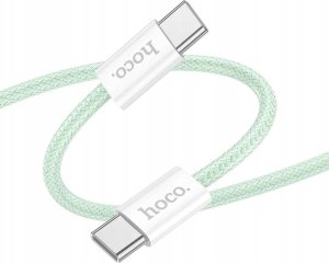 Kabel USB Hoco HOCO kabel Typ C do Typ C PD QC3.0 3A 60W X104 2 m zielony 1