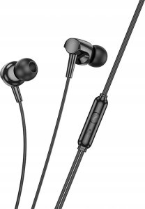 Słuchawki Hoco HOCO słuchawki przewodowe Jack 3,5 mm z mikrofonem M112 czarne 4