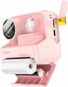 Aparat cyfrowy Hoco HOCO aparat fotograficzny dziecięcy z drukarką DV200 różowy 4