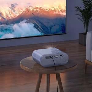 Projektor Hoco HOCO projektor z systemem Android Wi-Fi Bluetooth 720P DT2 biały 8