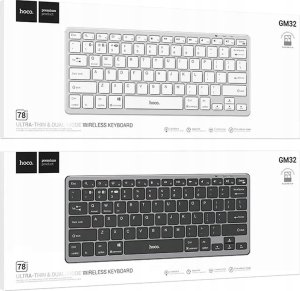 Klawiatura Hoco klawiatura wireless QWERTY GM32 silver 3