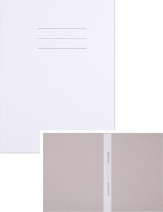 Office Products Skoroszyt Premium, karton, z listwą, nadruk, A4, 350gsm, biały 1